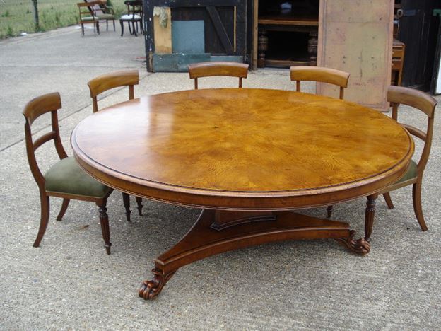 6ft round dining room table